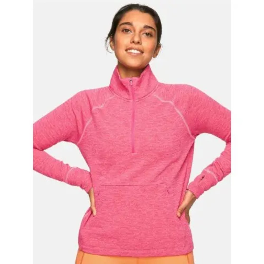 Outdoor Voices Half Zip Marled Popover